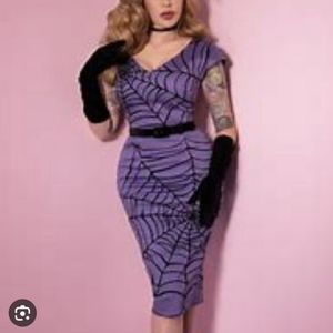 Vixen Periwinkle Widow Spider Web XXL Nwt